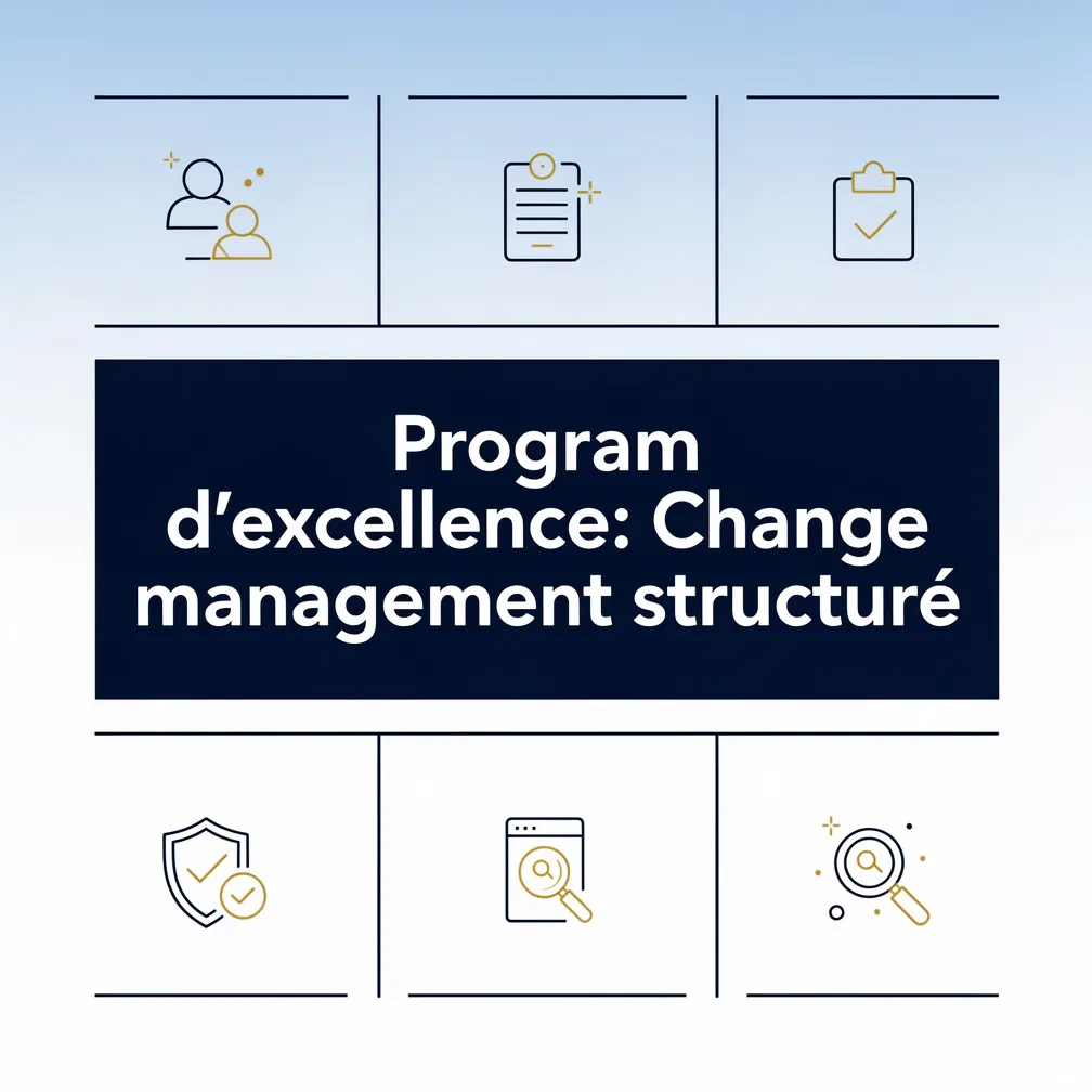 Program d'excellence: Change management structuré