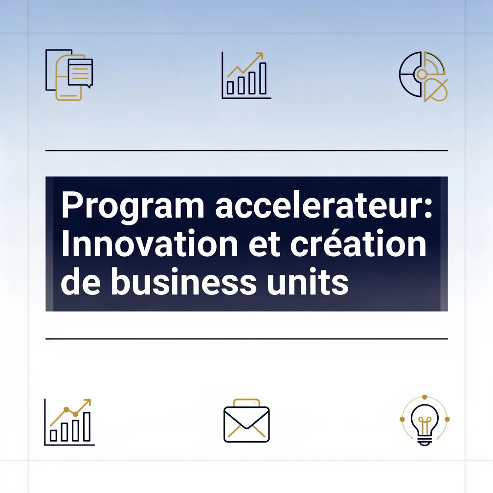 Program accelerateur: Innovation et création de business units