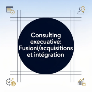Consulting executive: Fusioni/acquisitions et intégration