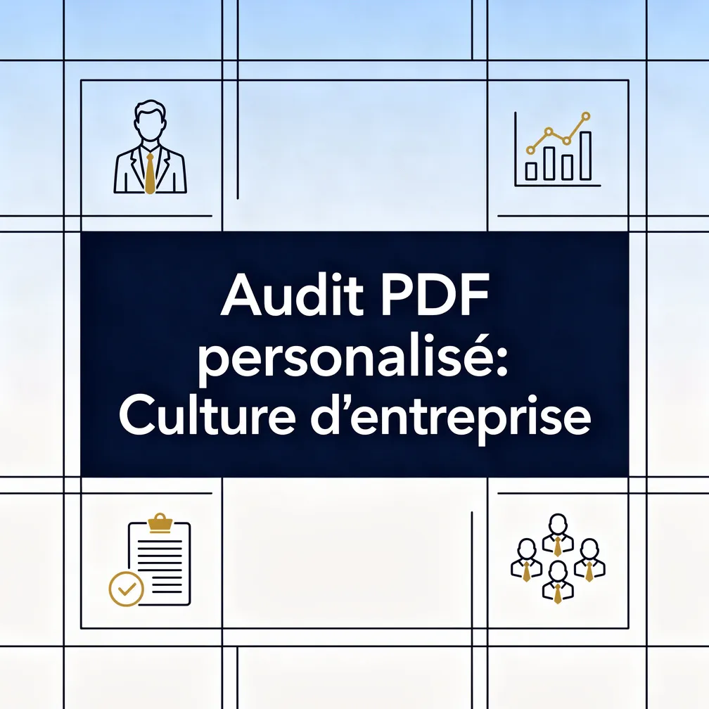 Audit PDF personnalisé: Culture d'entreprise