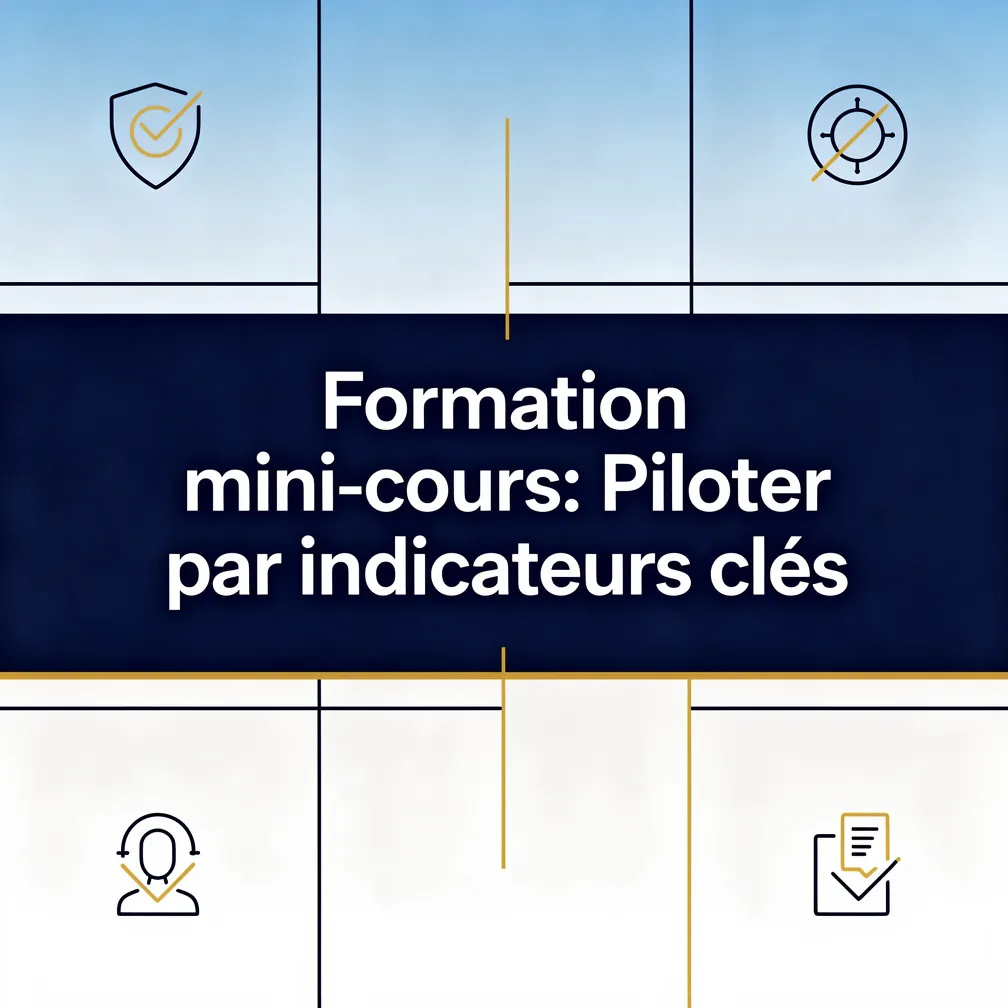 Formation mini-cours: Piloter par indicateurs clés